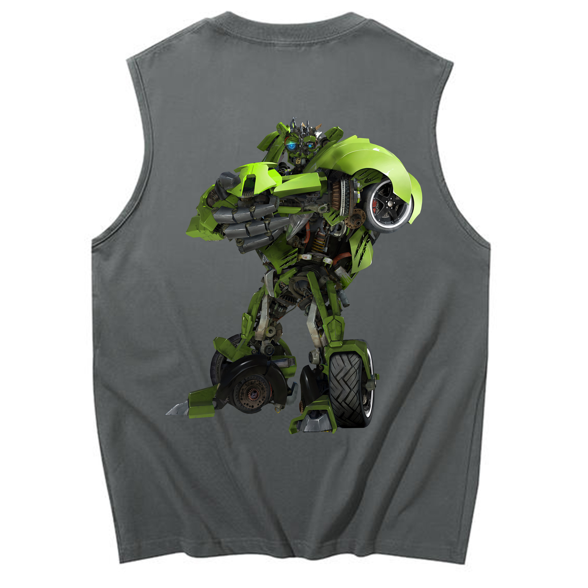 （画像用） Transformers トランスフォーマー コットン100％タンクトップ（背面プリント）